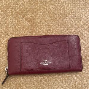 Brand new coach burgundy Wallet